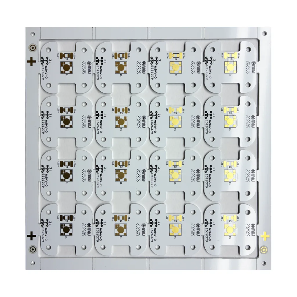 1.6mm High-Thermal FR-4 Aluminum Base PCB | Single-Side ENIG 2u” | LED Heat Sink Board – UGPCB