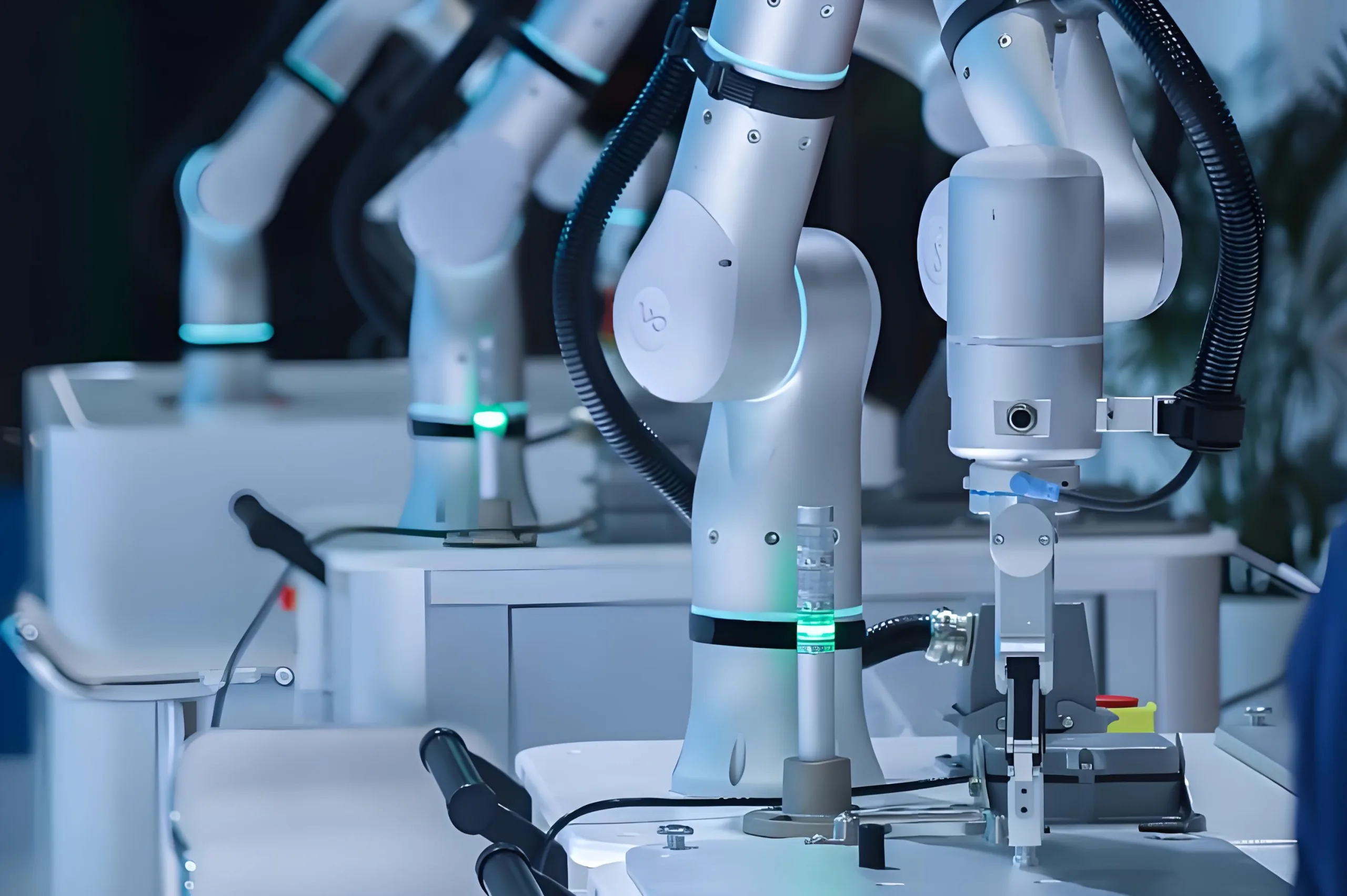 Ultra-Thin 6-Layer HDI Rigid-Flex PCB for Robotic Joints, enabling compact, high-performance robotic systems.