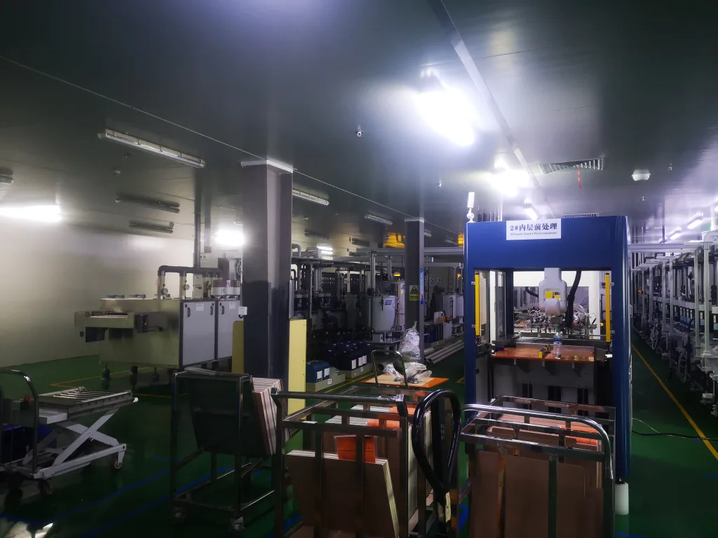 Inner layer circuit pretreatment.