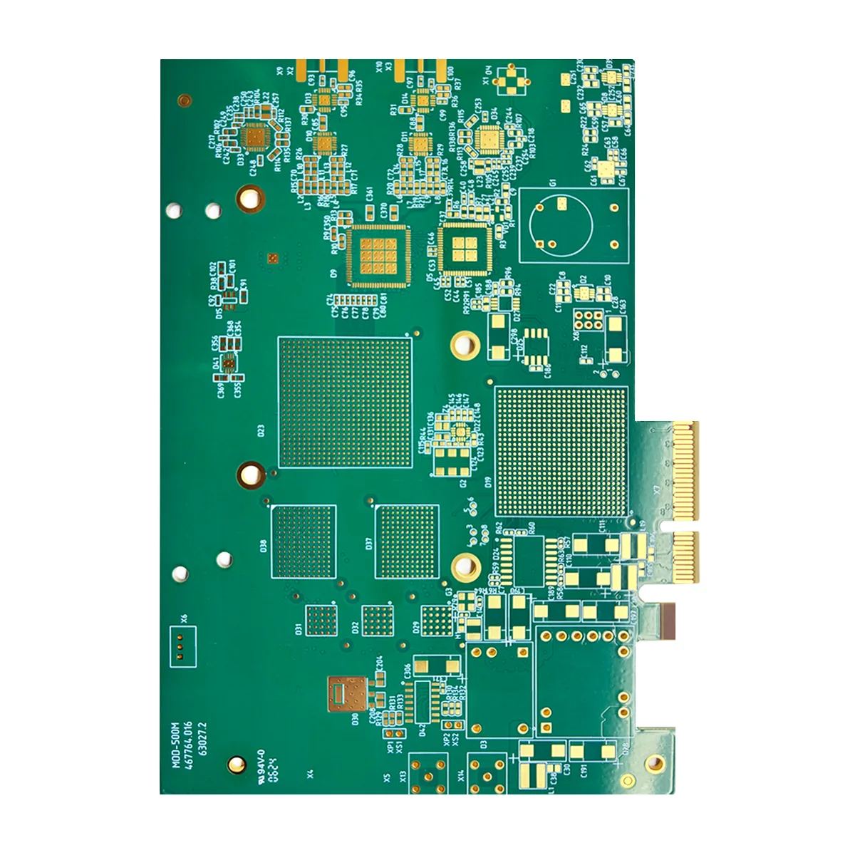 High-Performance 12-Layer ENIG + Gold Finger PCB