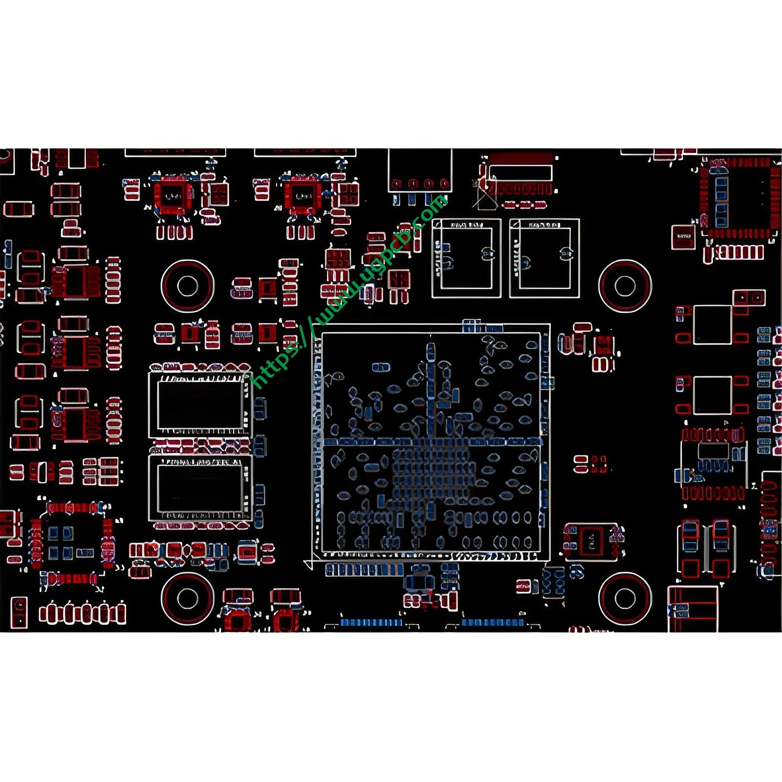 Kommunikationsanschlussschaltplatine Design