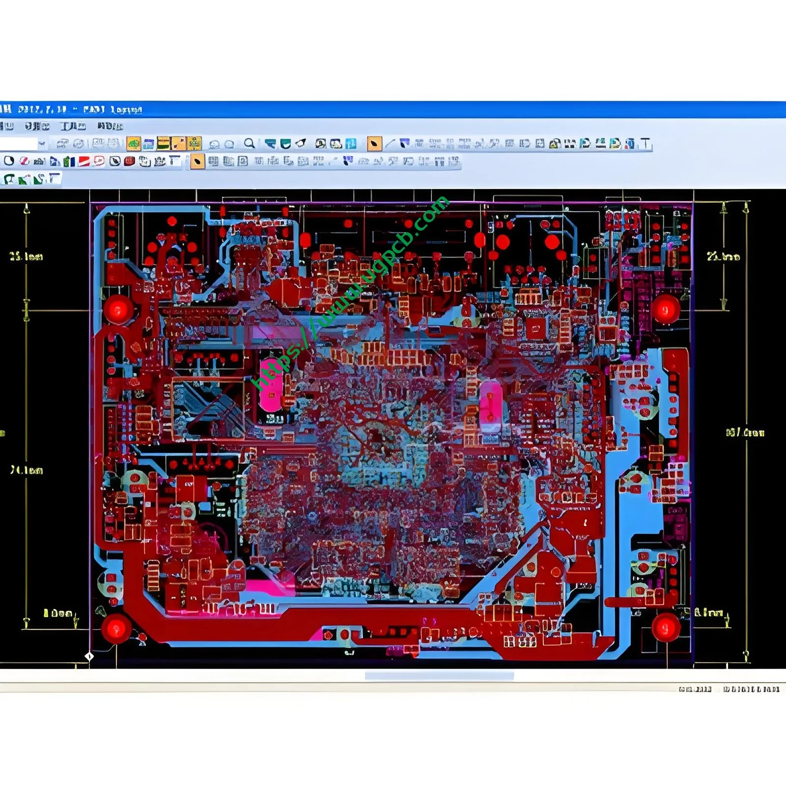 Künstliche Intelligenzschaltplatine Design