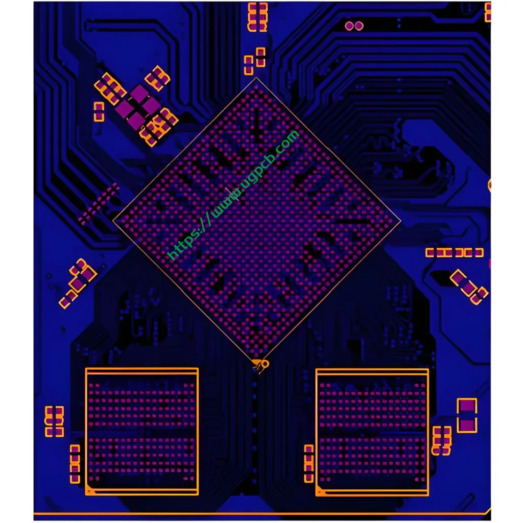 14-Schicht 25G Hochgeschwindigkeit HDI-Leiterplatte Design