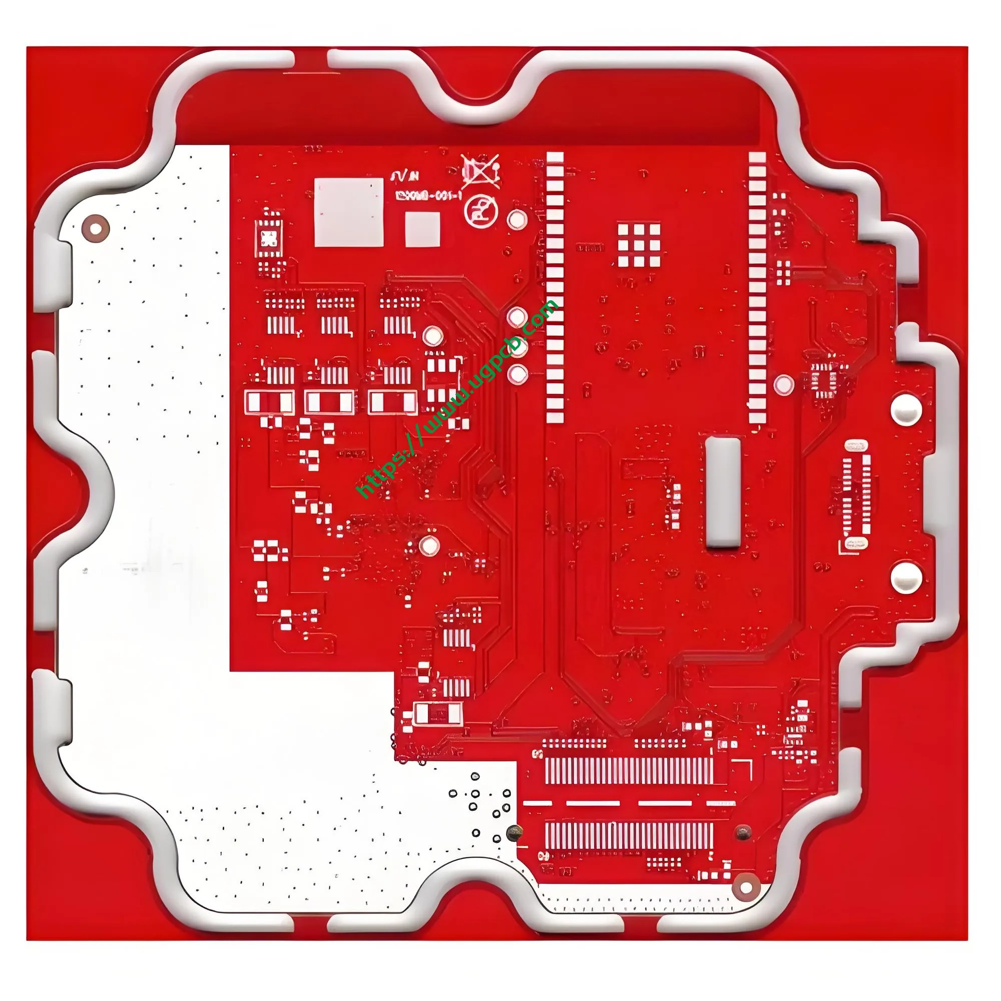 77GHz mmWave Radar PCB – Rogers RO4835+FR4 Hybrid 6-Layer High-Frequency Board