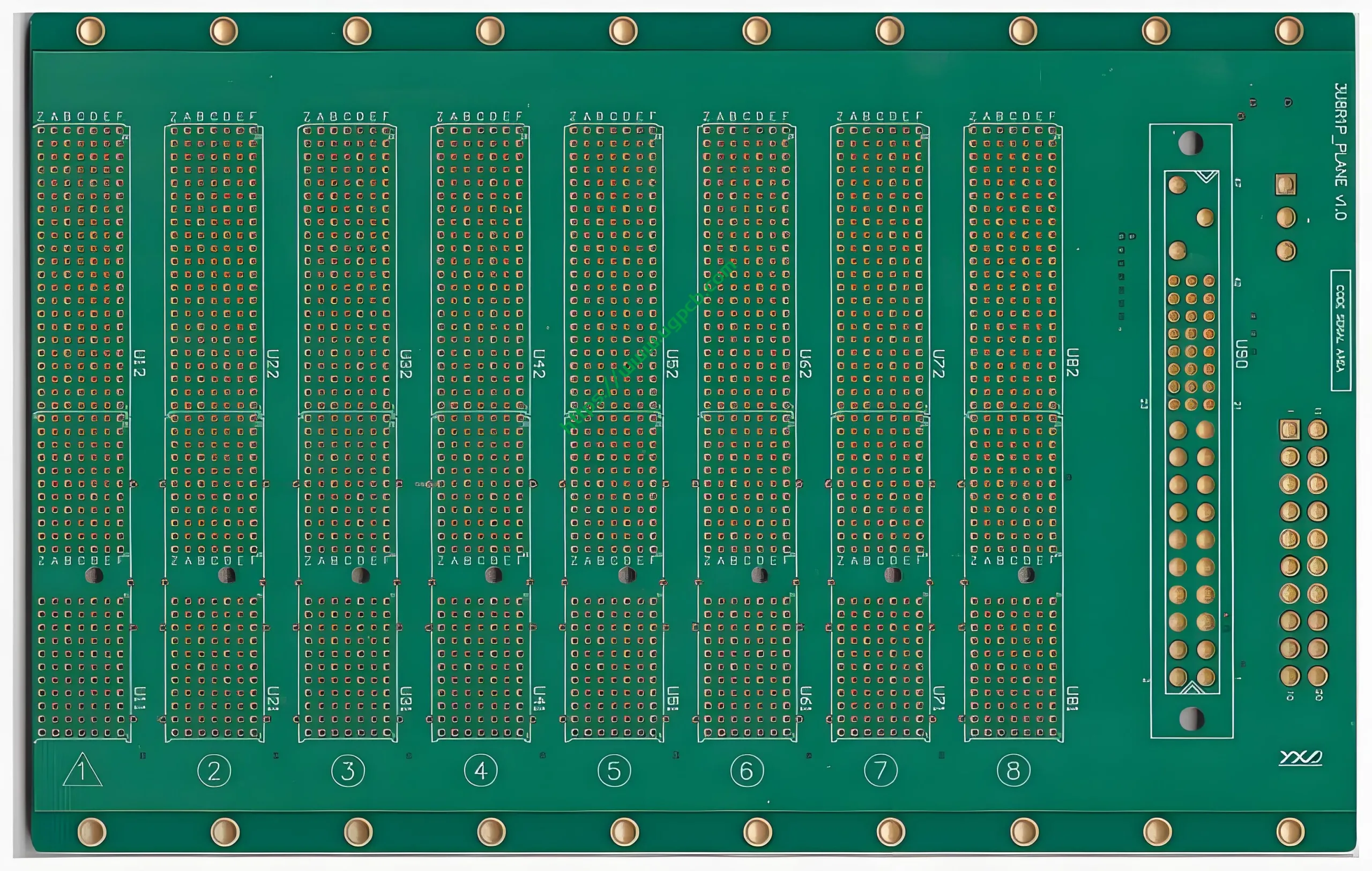 16L Blind Vias Backplane PCB | High TG FR4 1.6mm Thickness | Security Control PCB Manufacturer
