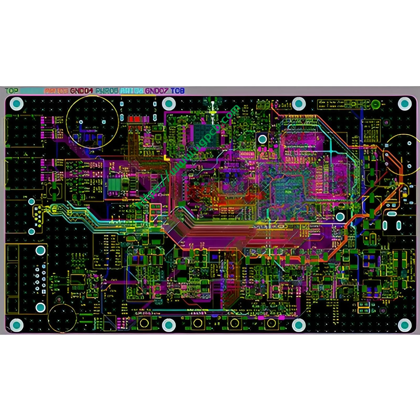 تصميم لوحة الدوائر المطبوعة RF