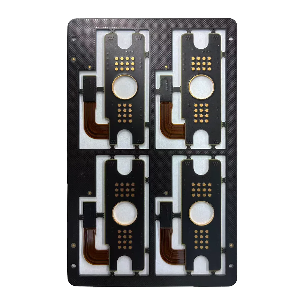 4-Fabricante de PCB rígido-flexible de capa – Tg alta, 1.6mm de espesor, ENIG+chapado en oro | UGPCB