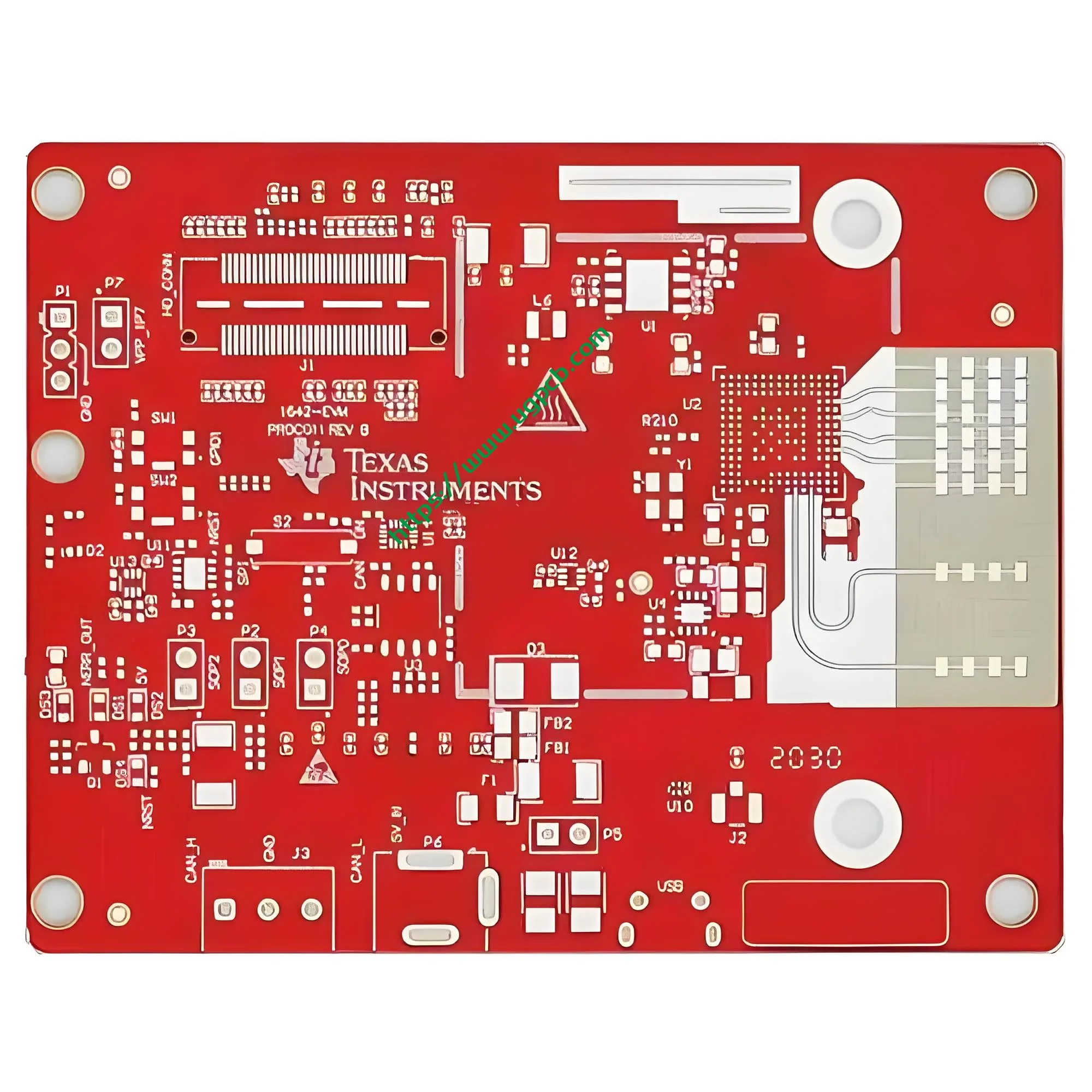 6‑Layer Hybrid Millimeter Wave Radar PCB Circuit Board: Rogers RO3003+370HR 77GHz RF Solution