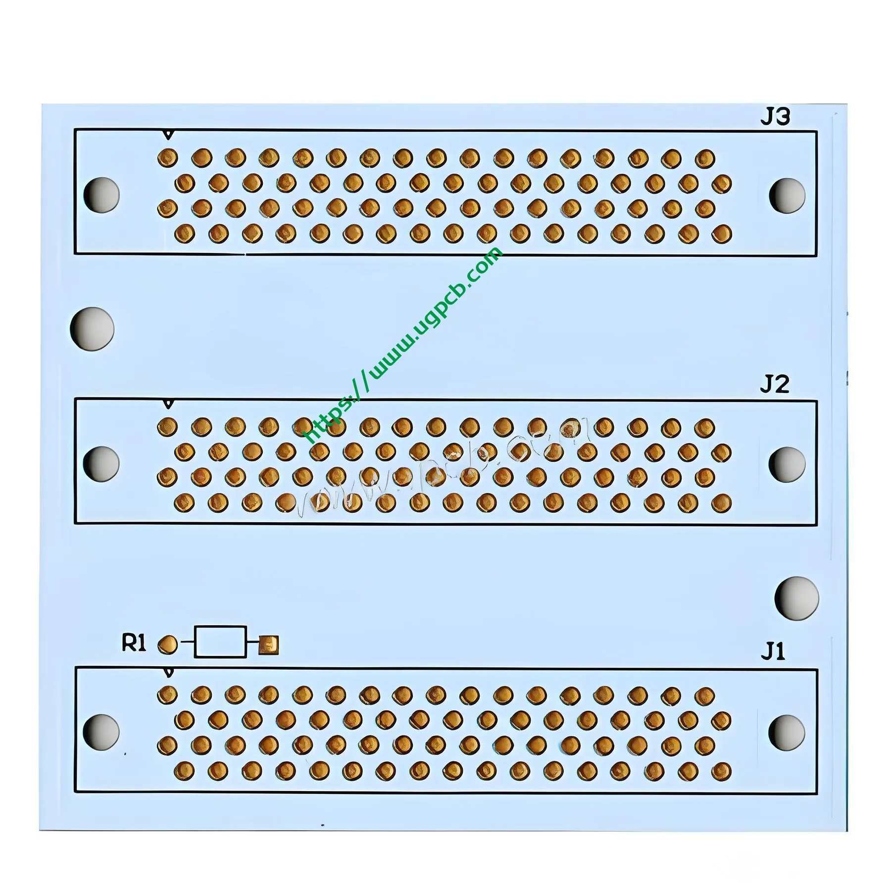 UGPCB 両面 PCB | 専門的なアダプター PCB 製造 & PCBA サービス | FR4 PCB ソリューション