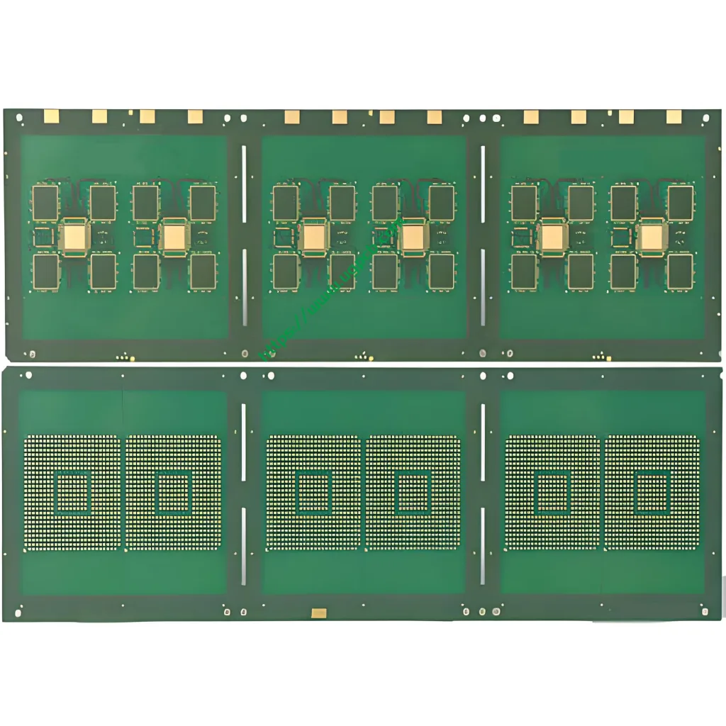 Blind Vias IC-Substrat