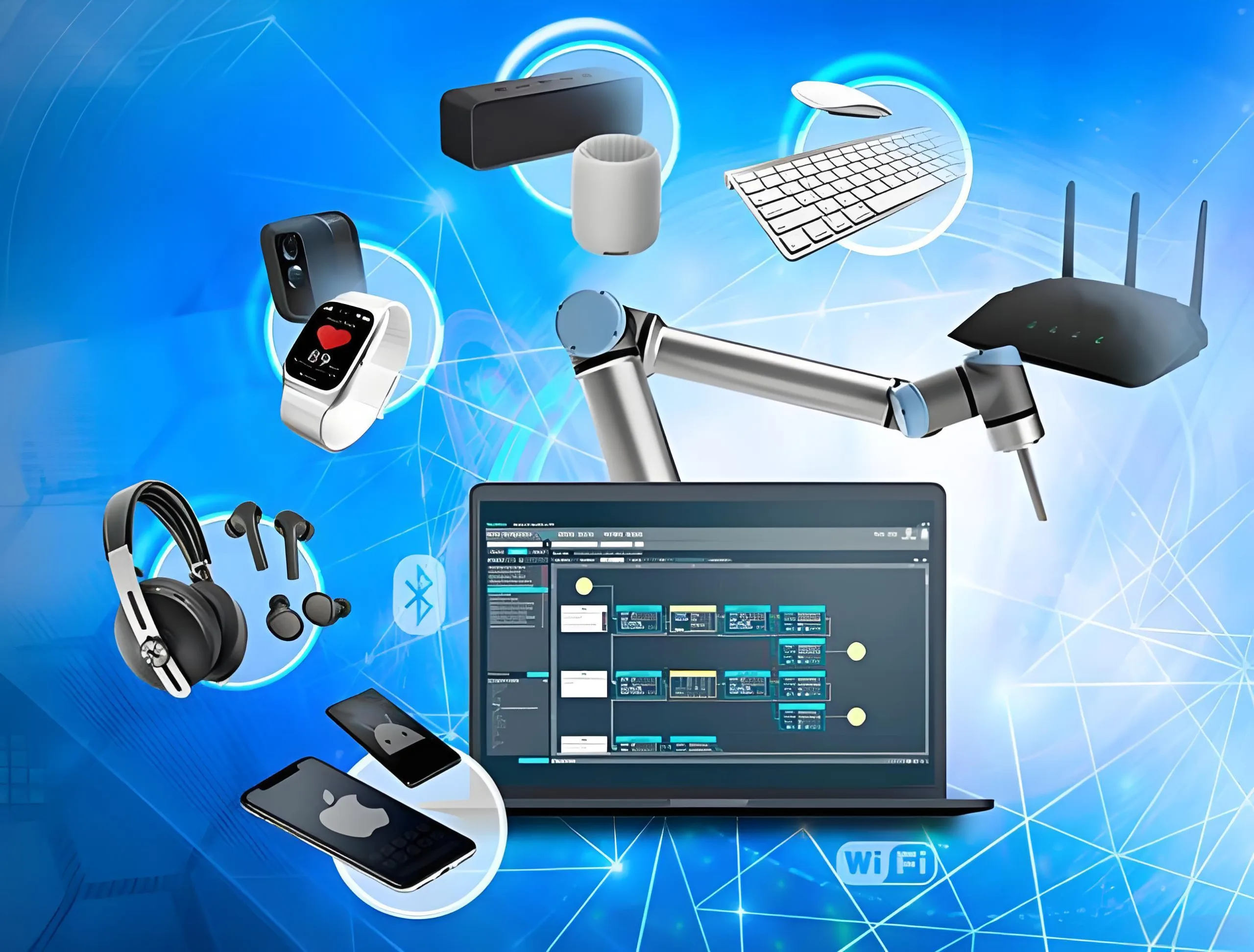 4-Layer Rigid-Flex PCBs by UGPCB for High-End Consumer Electronics.