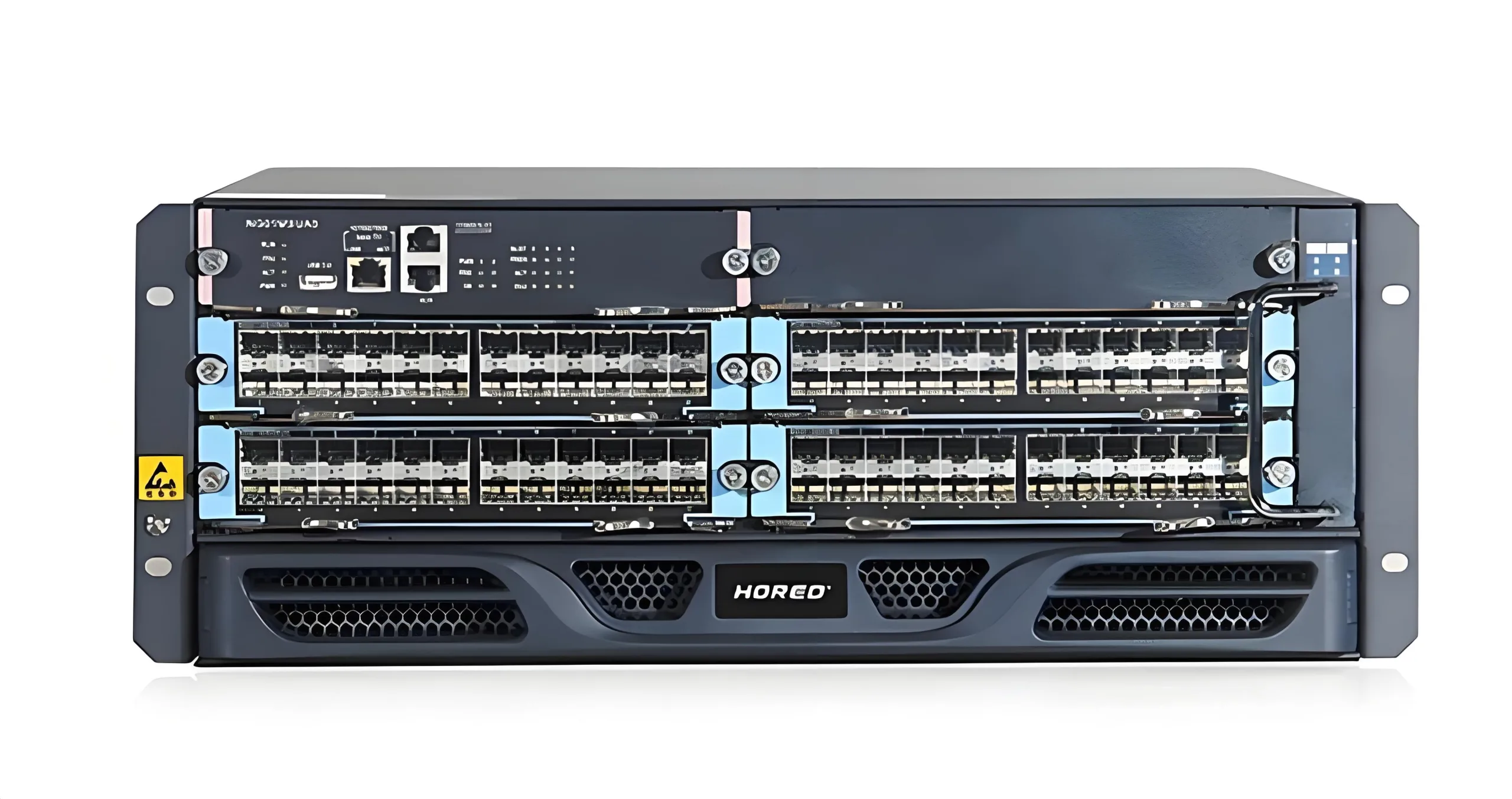 High-Frequency Hybrid Laminate: RO4350B with IT180, used in data center switches and related circuit board applications.