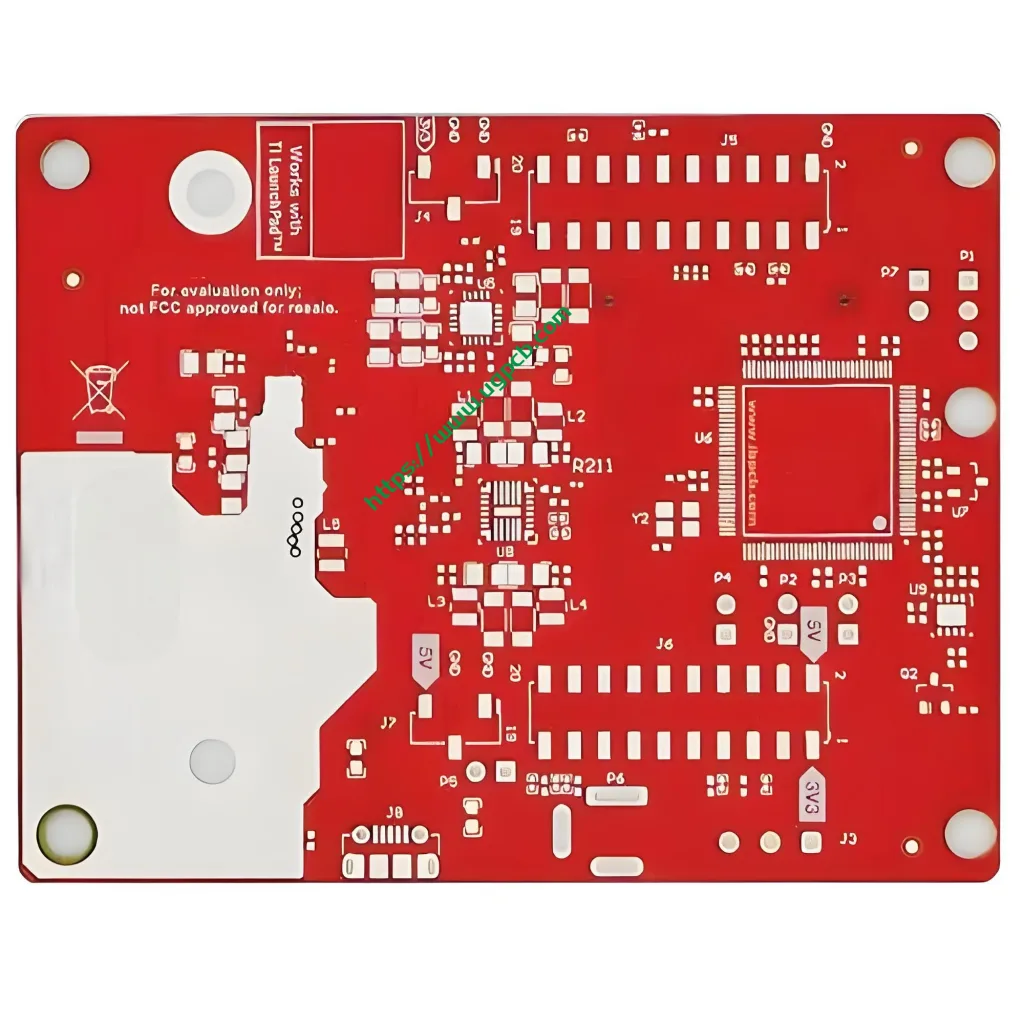6‑Layer Hybrid Millimeter Wave Radar PCB Circuit Board