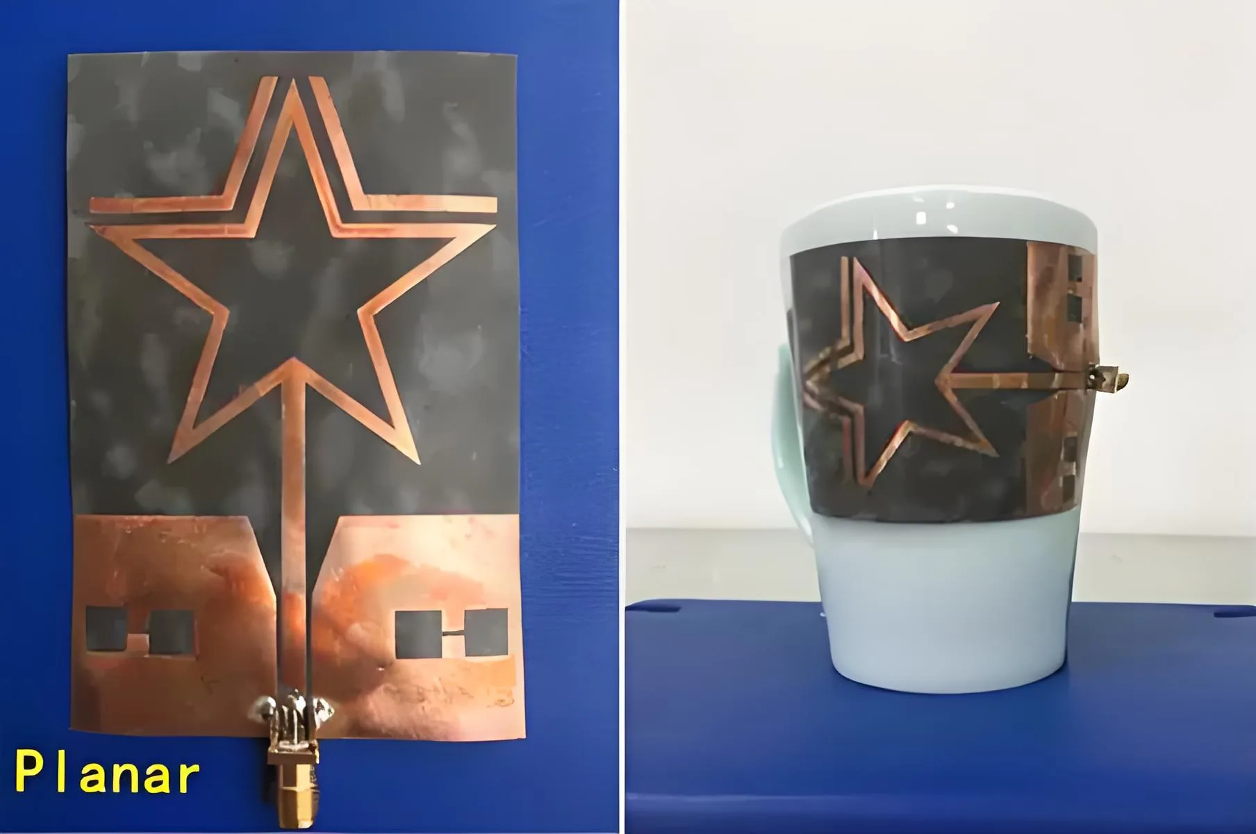 Five-pointed Star Quad-band Flexible PCB Antenna