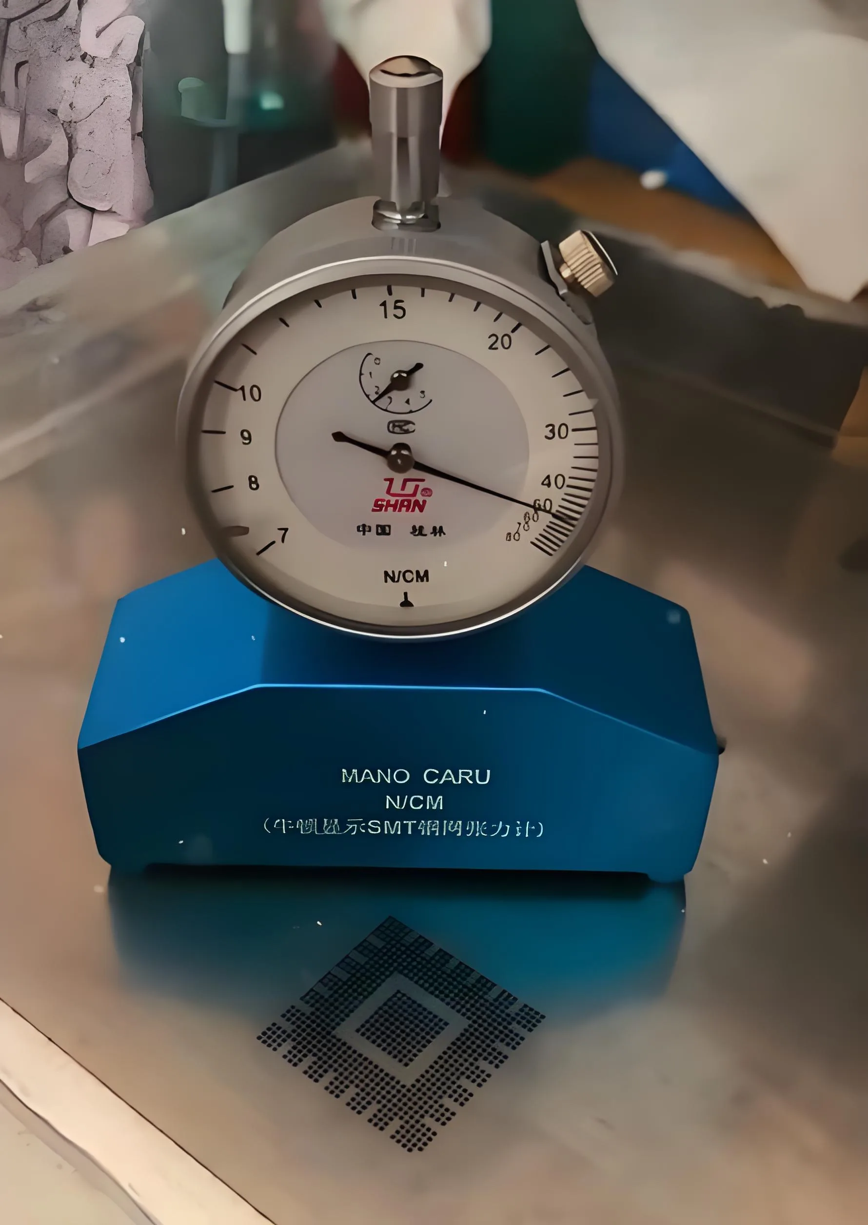 PCB stencil tension test