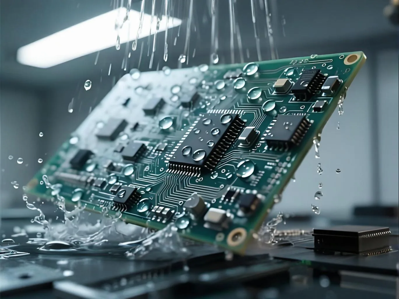 PECVD-Protected Circuit Boards: Validated Through IPX7 Rain Testing & Multi-Standard Reliability Verifications (IEC 60529/MIL-STD-883G