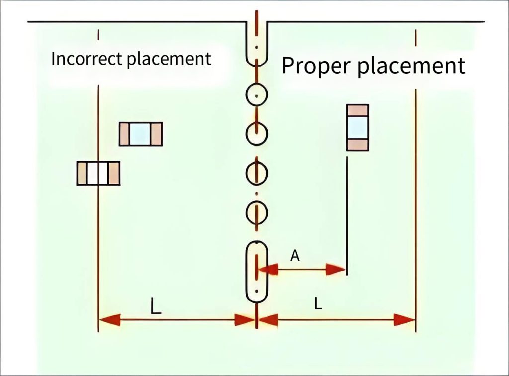 PCB Edge Component Placement Comparison