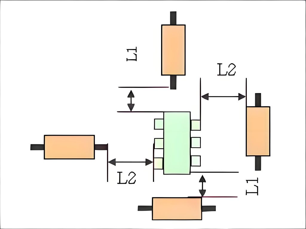 Spacing Between Through-Hole and SMT Components