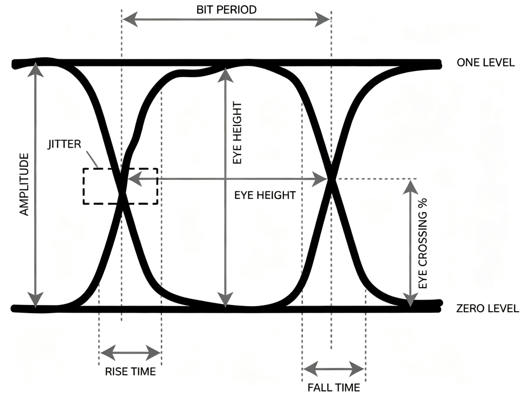 PCB back drilling eye diagram